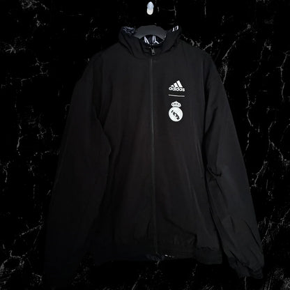 CHAQUETA REAL MADRID DOBLE FAZ BLACK