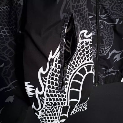 CHAQUETA REAL MADRID DOBLE FAZ BLACK